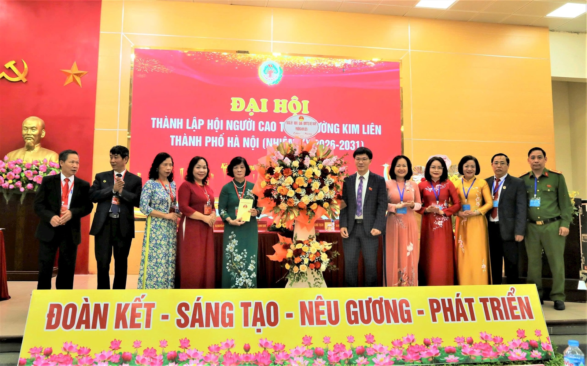 Đại hội thành lập Hội Người cao tuổi phường Kim Liên thành công tốt đẹp- Ảnh 1.