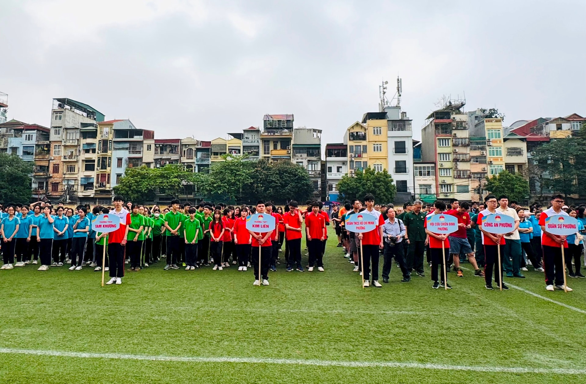 Phường Kim Liên phát động Ngày chạy Olympic vì sức khỏe toàn dân- Ảnh 1.