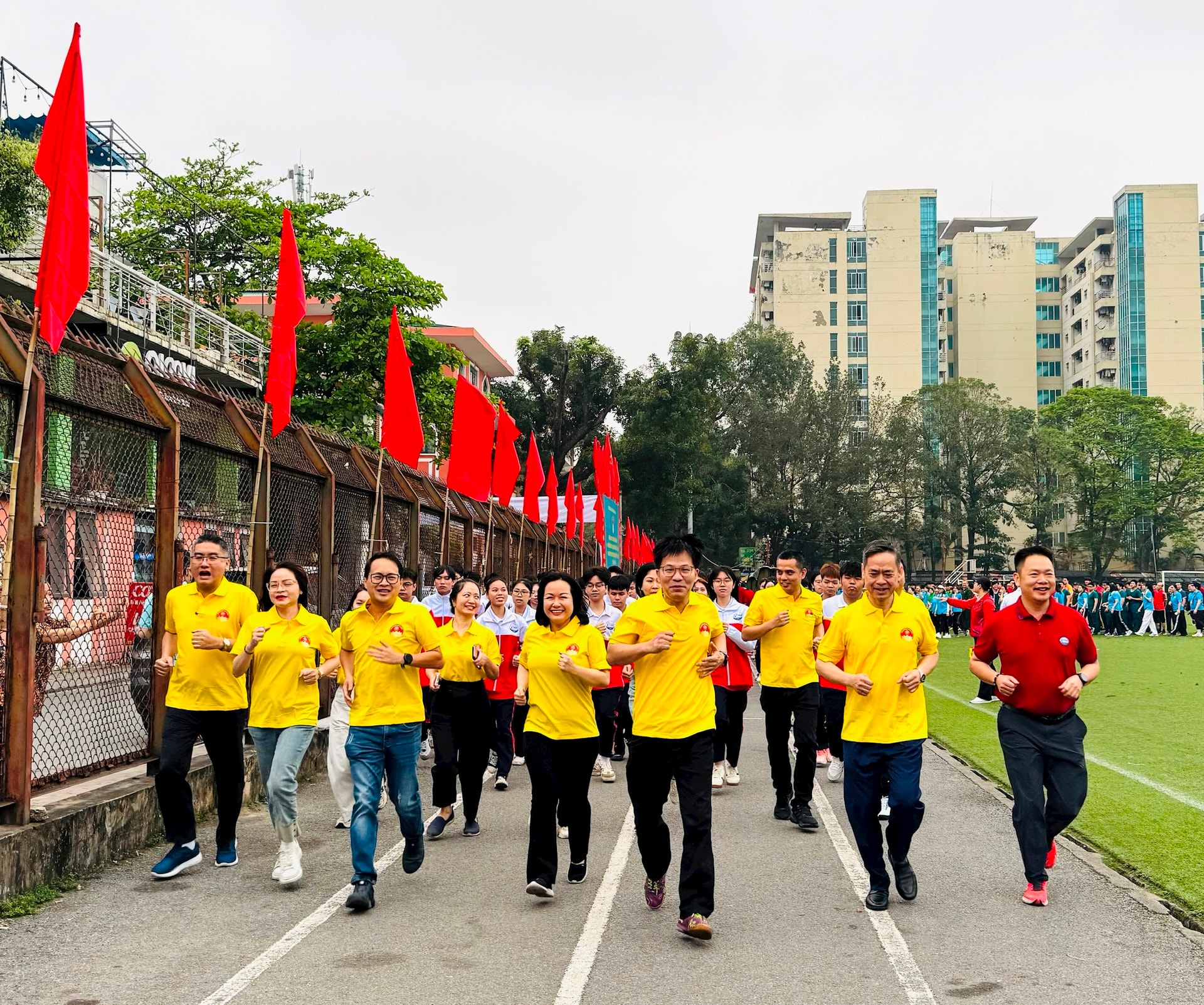 Phường Kim Liên phát động Ngày chạy Olympic vì sức khỏe toàn dân- Ảnh 4.