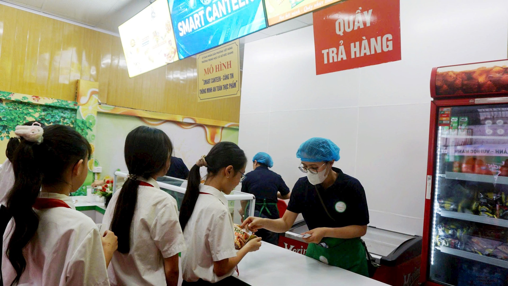 Việt Hưng triển khai mô hình “Smart Canteen” thứ tám tại Trường THCS Đức Giang- Ảnh 3.