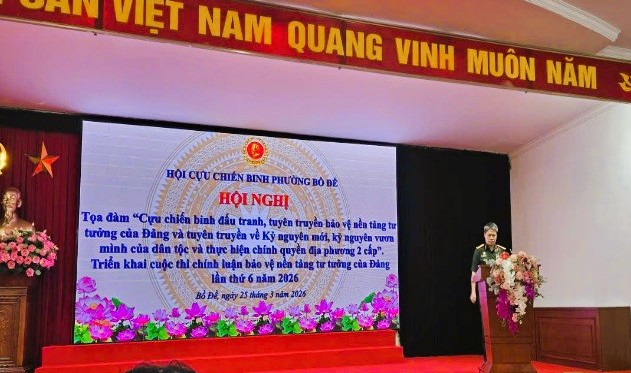 Tọa đàm Đề án 01: Phát huy vai trò Hội Cựu chiến binh trong bảo vệ nền tảng tư tưởng của Đảng; Phát động Cuộc thi chính luận lần thứ VI và triển khai “Năm dân vận khéo” 2026- Ảnh 3.