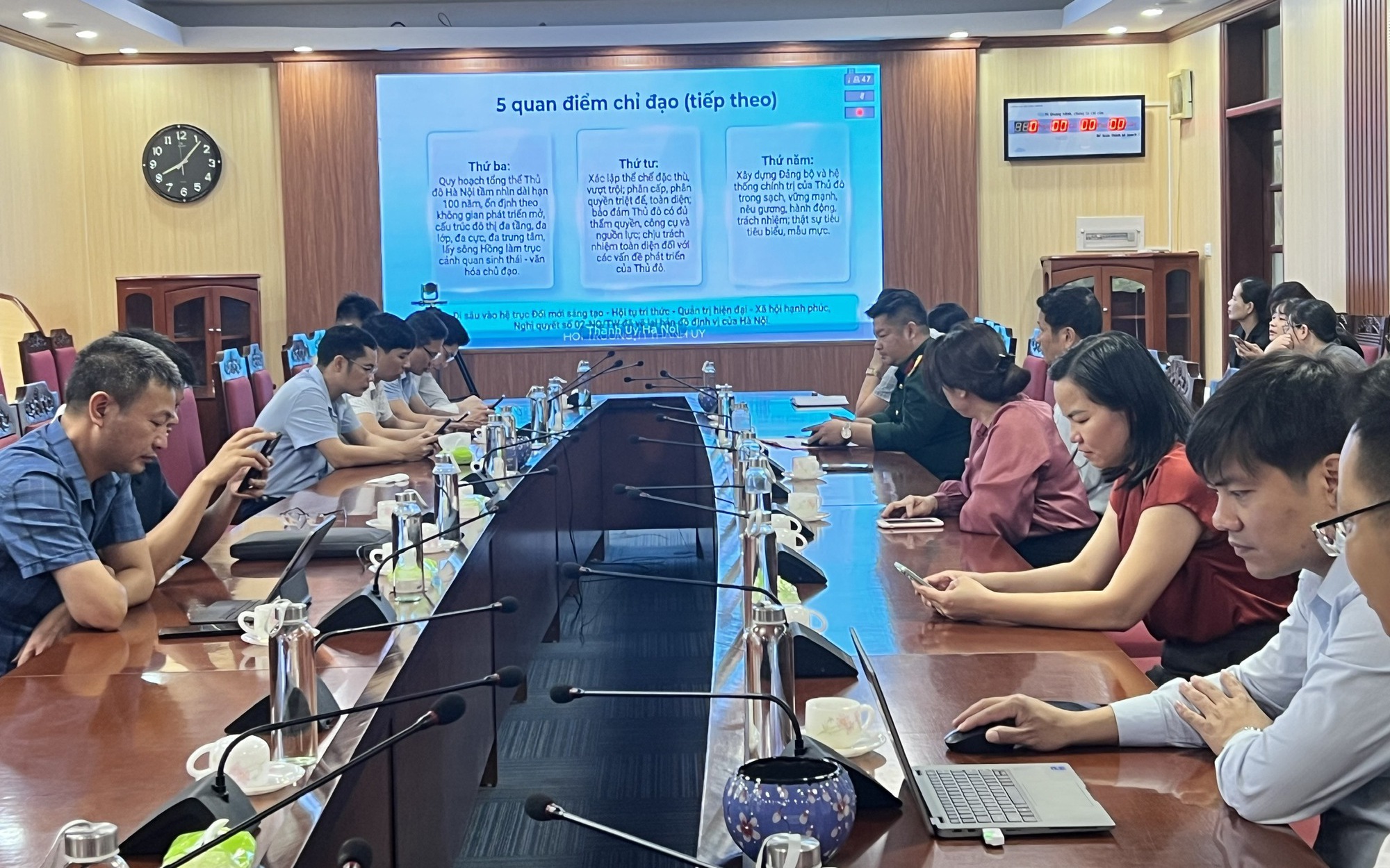 Quang Minh tham dự Hội nghị quán triệt Nghị quyết số 02-NQ/TW của Bộ Chính trị