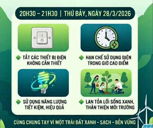NHÂN DÂN XÃ MỸ ĐỨC CHUNG TAY HƯỞNG ỨNG GIỜ TRÁI ĐẤT 2026- Ảnh 2.
