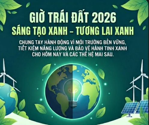 NHÂN DÂN XÃ MỸ ĐỨC CHUNG TAY HƯỞNG ỨNG GIỜ TRÁI ĐẤT 2026- Ảnh 1.