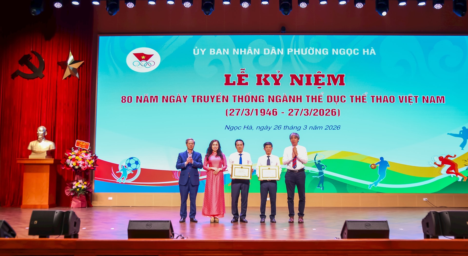 Phường Ngọc Hà tổ chức kỷ niệm 80 năm Ngày truyền thống ngành Thể dục thể thao Việt Nam- Ảnh 4.