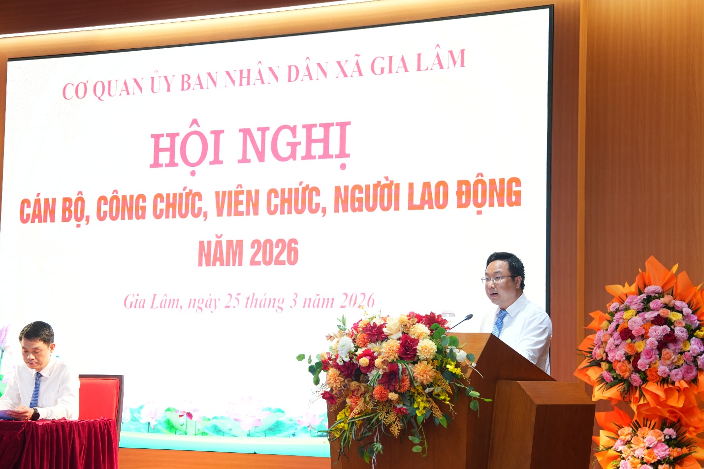 UBND XÃ GIA LÂM TỔ CHỨC HỘI NGHỊ CÁN BỘ, CÔNG CHỨC, VIÊN CHỨC, NGƯỜI LAO ĐỘNG NĂM 2026- Ảnh 6.