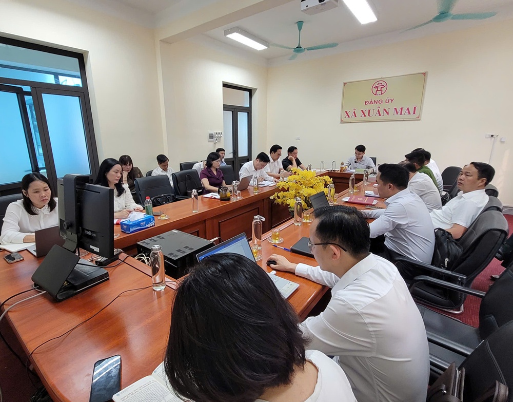 Xã Xuân Mai dự hội nghị quán triệt Nghị quyết số 02-NQ/TW ngày 17-3-2026 của Bộ Chính trị về "Xây dựng và phát triển Thủ đô Hà Nội trong kỷ nguyên mới”- Ảnh 3.