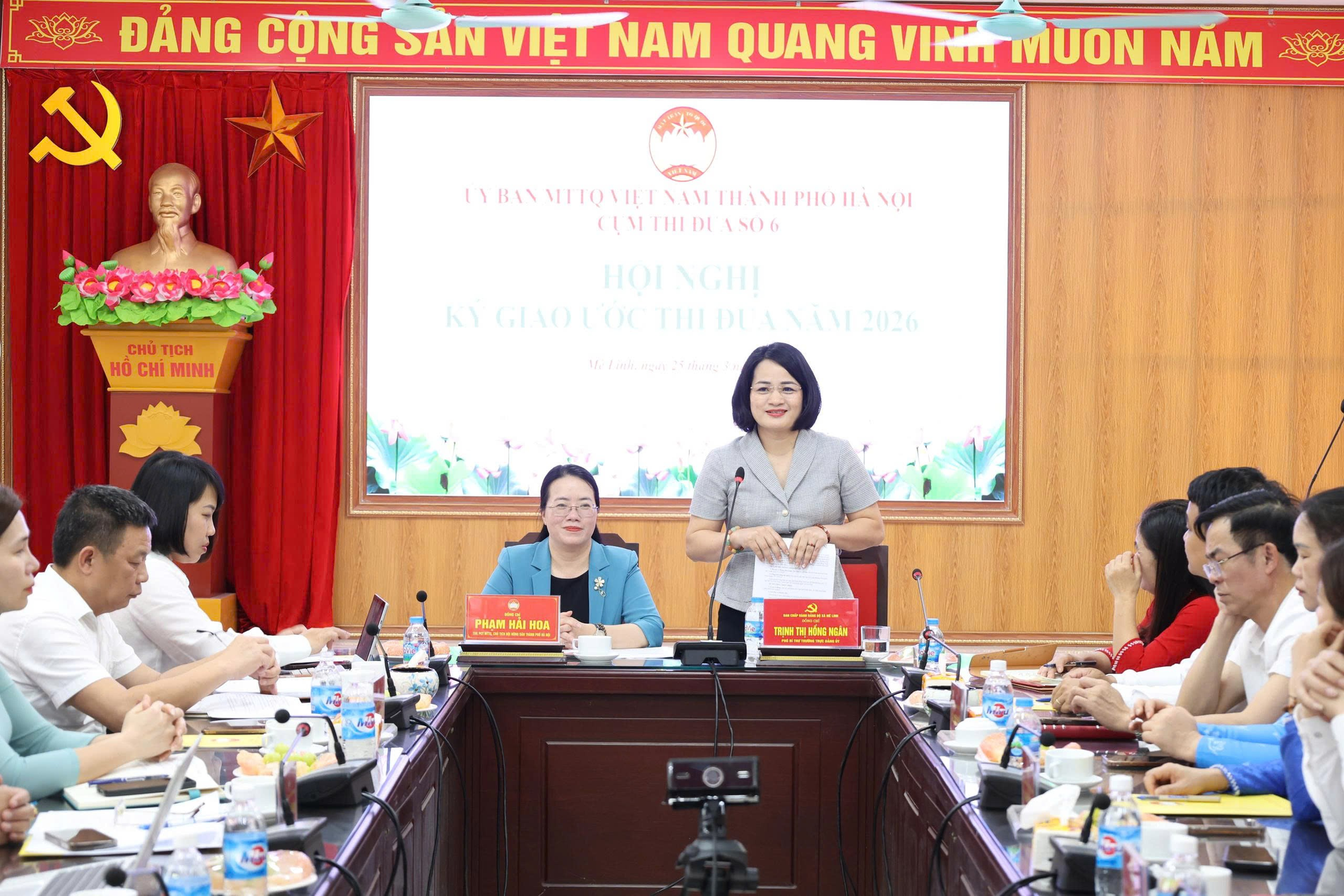 Cụm thi đua số 6: Ký giao ước thi đua năm 2026 - Ảnh 1.