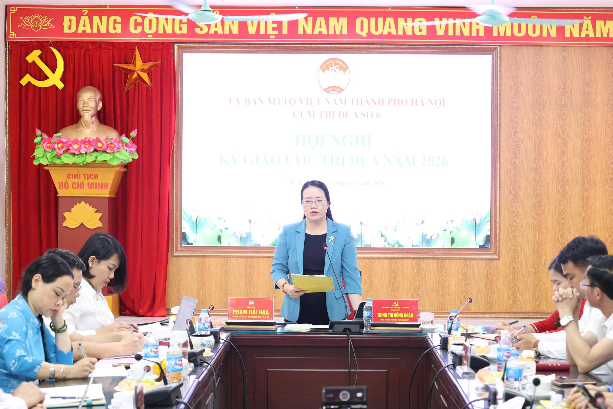 Cụm thi đua số 6: Ký giao ước thi đua năm 2026 - Ảnh 3.