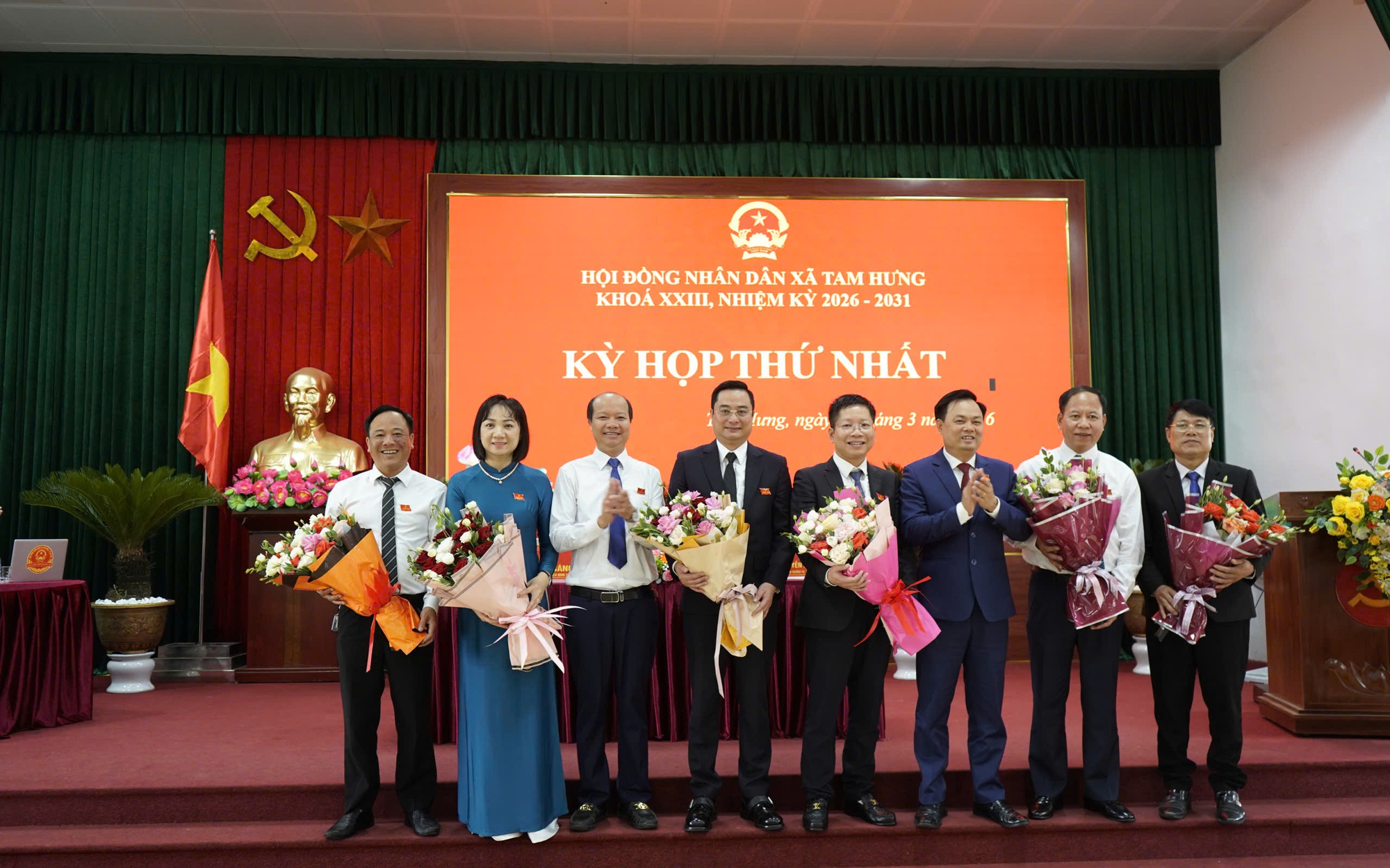 Kỳ họp thứ nhất HĐND xã Tam Hưng khóa XXIII: Mở đầu nhiệm kỳ mới với nhiều kỳ vọng