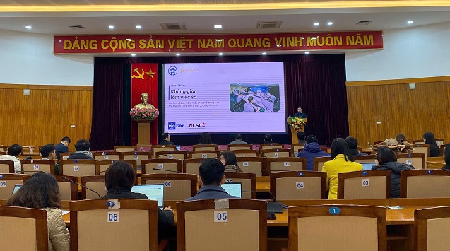 Phường Việt Hưng tiên phong triển khai nền tảng làm việc số HanoiWork- Ảnh 1.