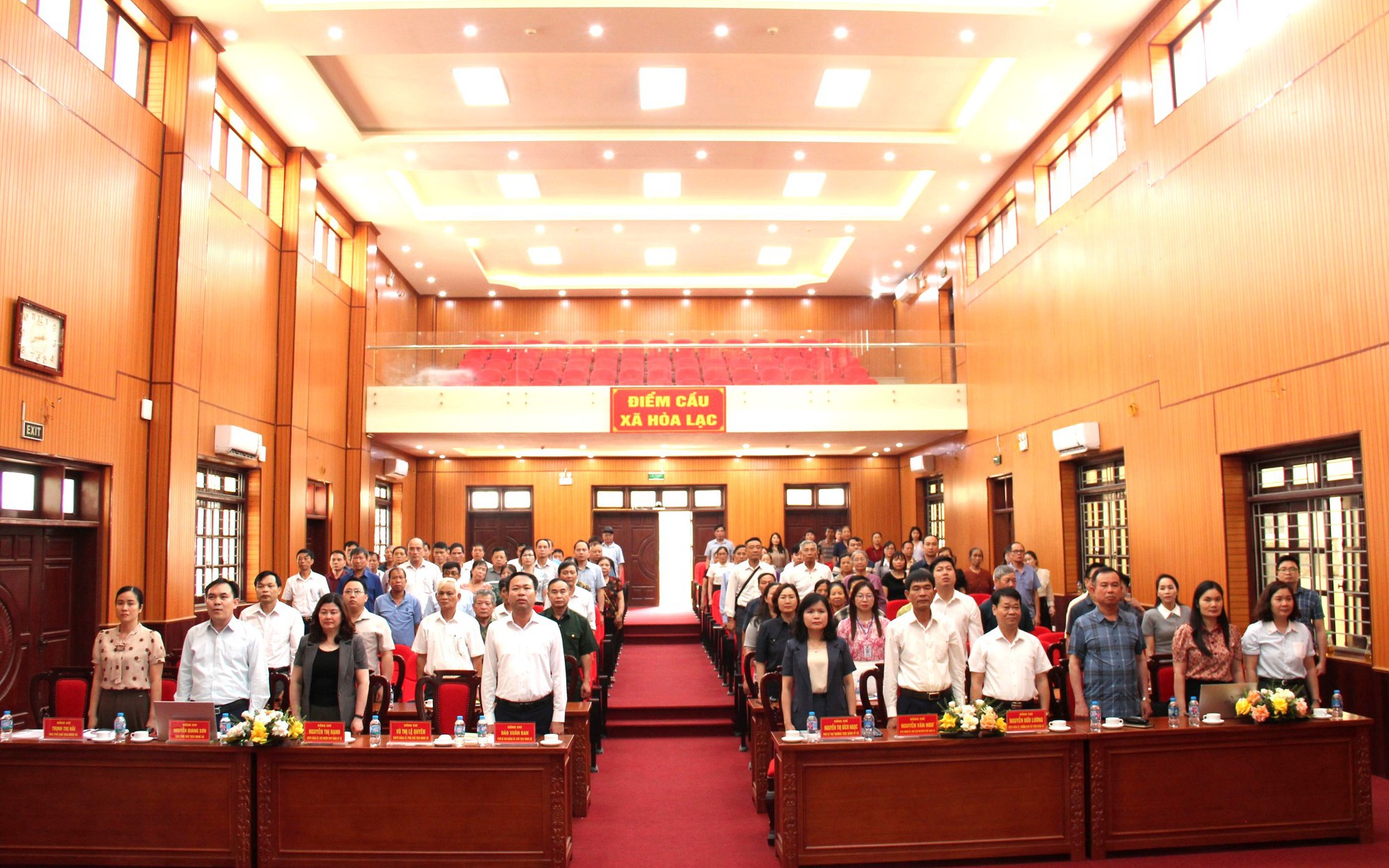 Hội nghị đại biểu Nhân dân xã Hòa Lạc: Chung sức xây dựng môi trường sống văn minh, hiện đại