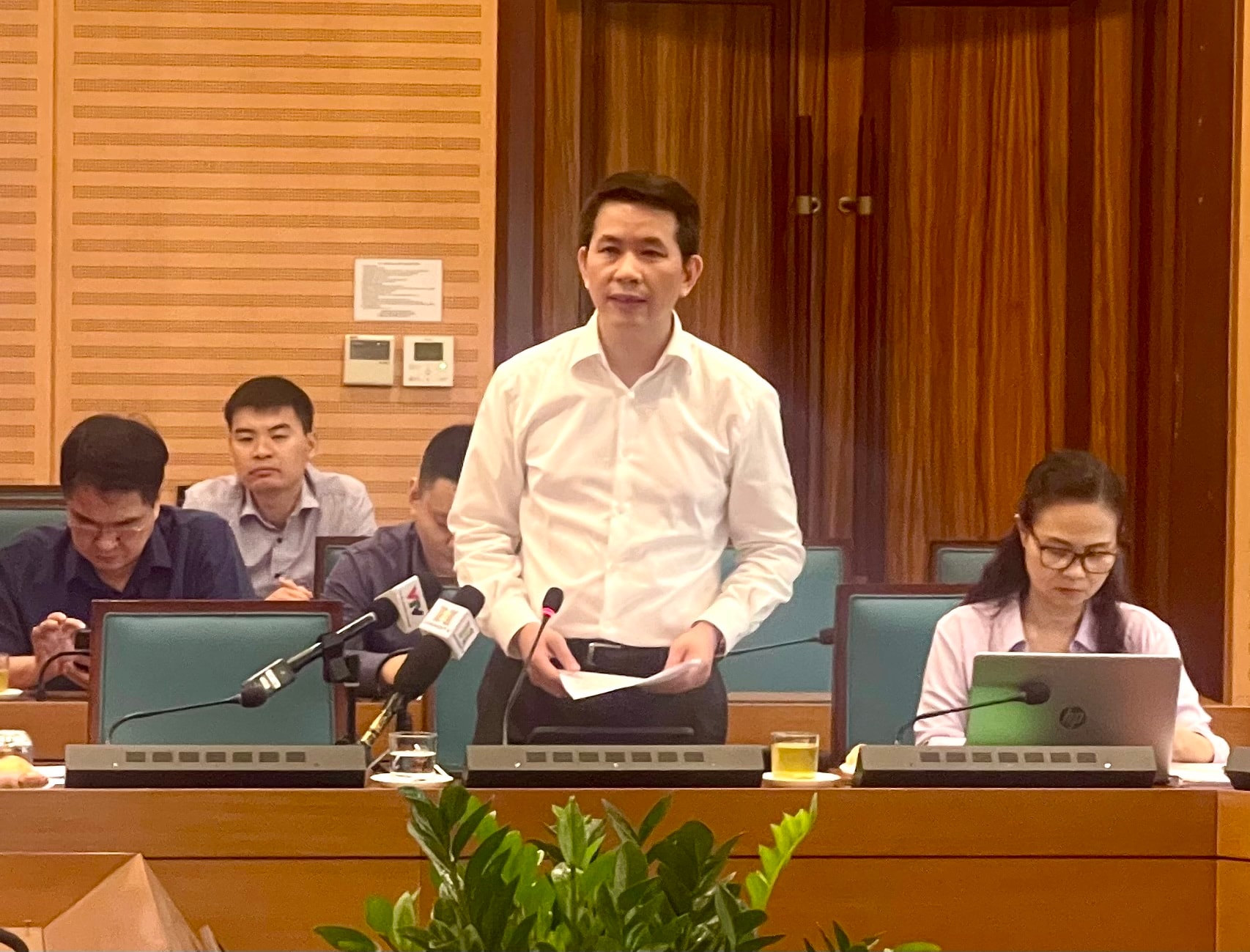 Xã Nam Phù dự hội rà soát tiến độ giải phóng mặt bằng các dự án, công trình trọng điểm trên địa bàn thành phố- Ảnh 5.