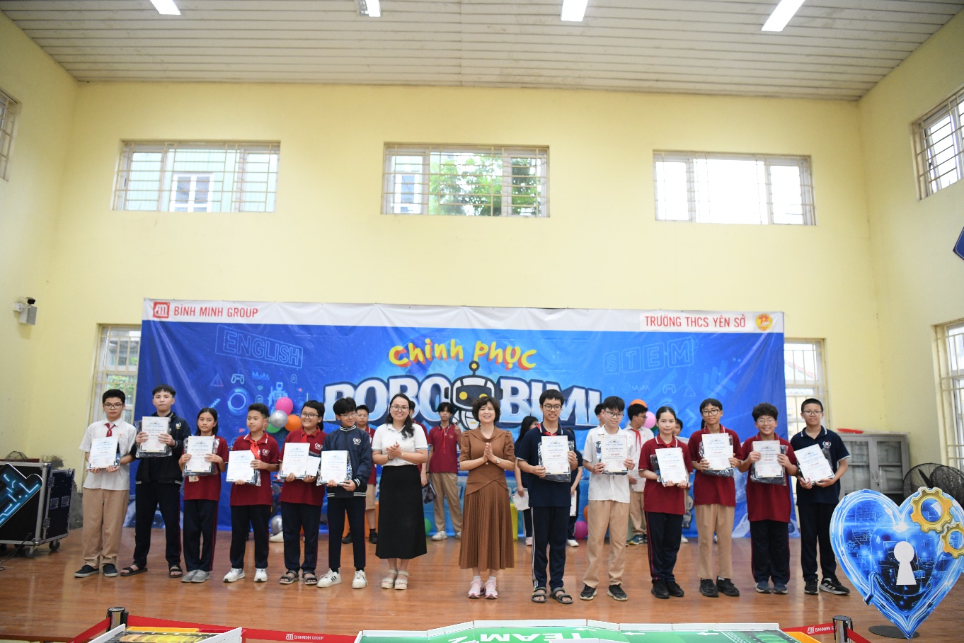 TRƯỜNG THCS YÊN SỞ TỔ CHỨC THÀNH CÔNG CUỘC THI "CHINH PHỤC ROBOBIMI" NĂM HỌC 2025 – 2026- Ảnh 2.