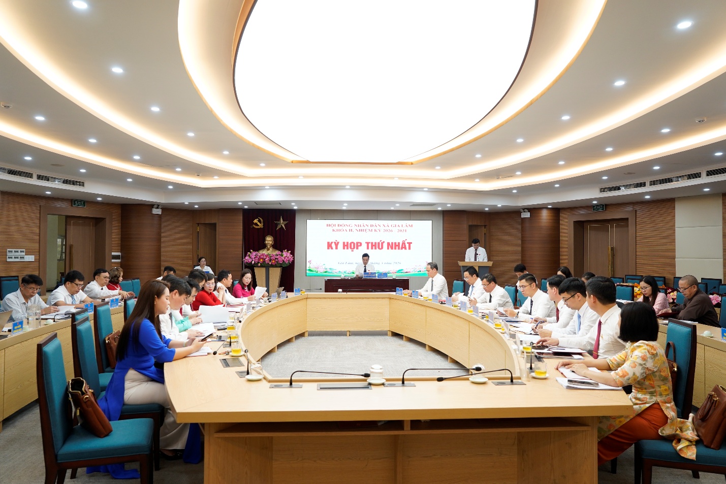 Đồng chí Nguyễn Việt Hà tiếp tục được bầu làm Chủ tịch HĐND xã Gia Lâm- Ảnh 1.