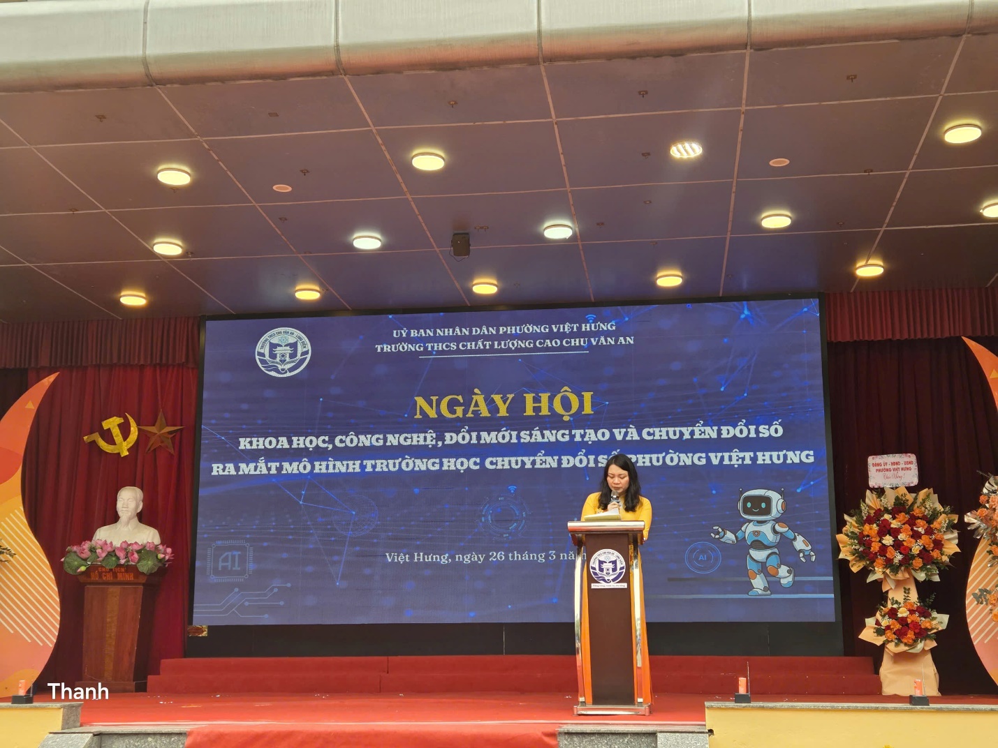 Phường Việt Hưng tổ chức Ngày hội khoa hoc công nghệ, đổi mới sáng tạo và chuyển đổi số tại trường THCS Chu Văn An- Ảnh 2.