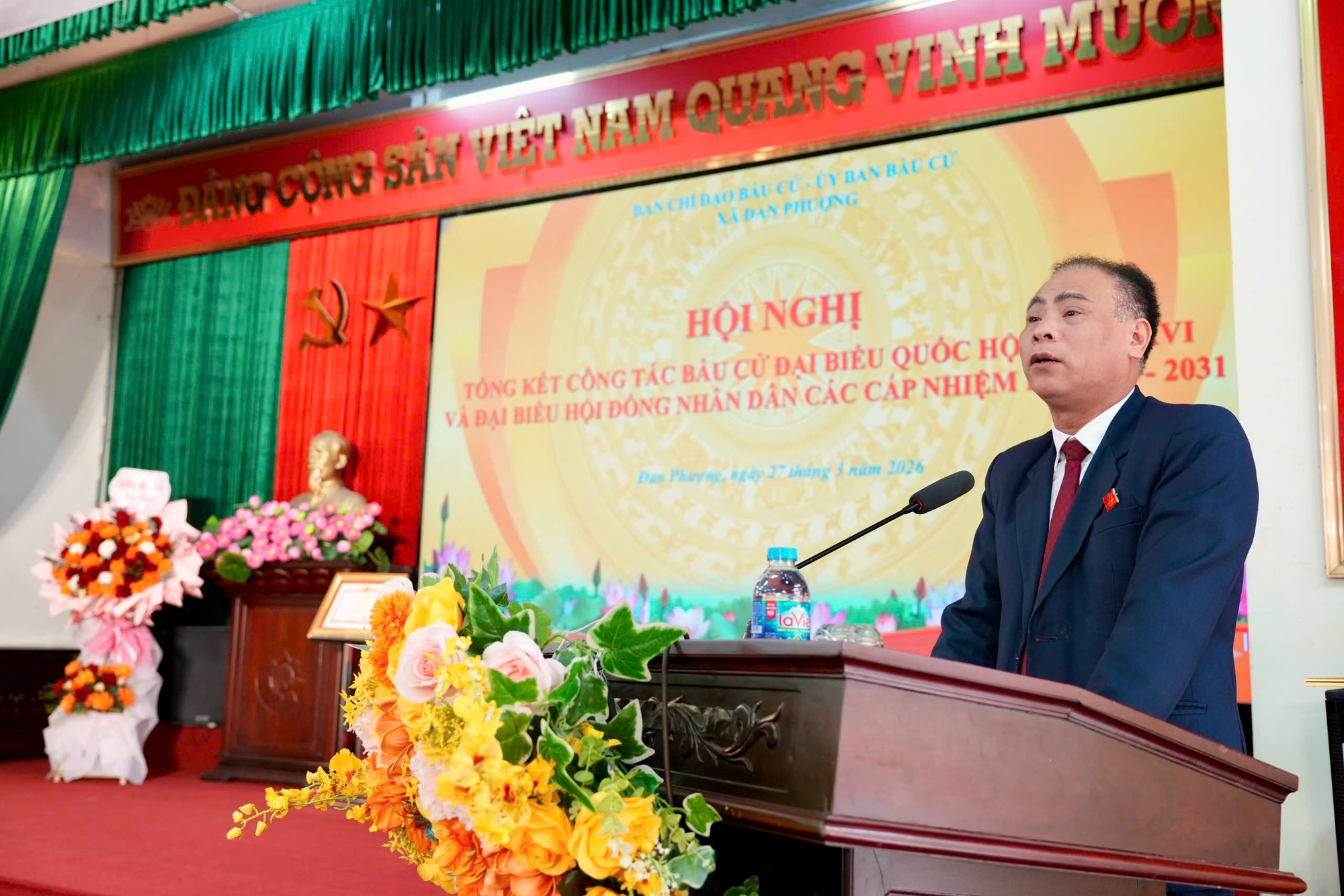 Xã Đan Phượng tổng kết công tác bầu cử đại biểu Quốc hội khoá XVI và đại biểu HĐND các cấp, nhiệm kỳ 2026-2031.- Ảnh 7.