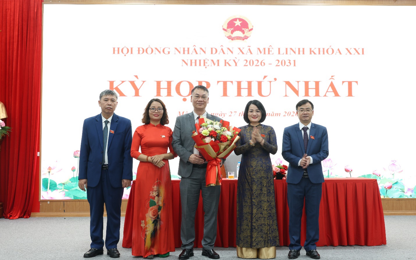 Xã Mê Linh tổ chức thành công Kỳ họp thứ nhất HĐND xã khóa XXI, nhiệm kỳ 2026-2031