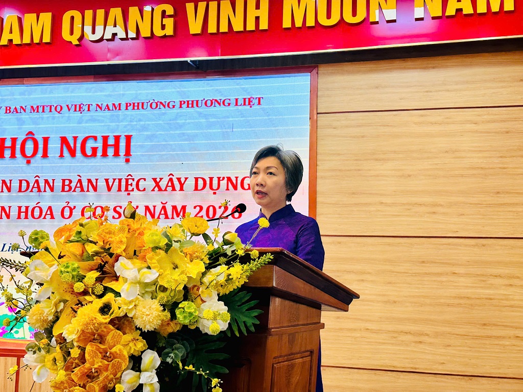 PHƯỜNG PHƯƠNG LIỆT: TỔ CHỨC THÀNH CÔNG HỘI NGHỊ ĐẠI BIỂU NHÂN DÂN NĂM 2026 - KHƠI DẬY SỨC DÂN, QUYẾT TÂM XÂY DỰNG ĐỜI SỐNG VĂN HÓA CƠ SỞ BỀN VỮNG- Ảnh 4.