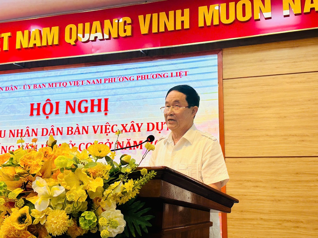 PHƯỜNG PHƯƠNG LIỆT: TỔ CHỨC THÀNH CÔNG HỘI NGHỊ ĐẠI BIỂU NHÂN DÂN NĂM 2026 - KHƠI DẬY SỨC DÂN, QUYẾT TÂM XÂY DỰNG ĐỜI SỐNG VĂN HÓA CƠ SỞ BỀN VỮNG- Ảnh 5.