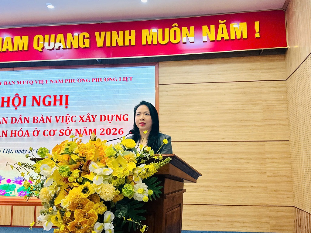 PHƯỜNG PHƯƠNG LIỆT: TỔ CHỨC THÀNH CÔNG HỘI NGHỊ ĐẠI BIỂU NHÂN DÂN NĂM 2026 - KHƠI DẬY SỨC DÂN, QUYẾT TÂM XÂY DỰNG ĐỜI SỐNG VĂN HÓA CƠ SỞ BỀN VỮNG- Ảnh 8.