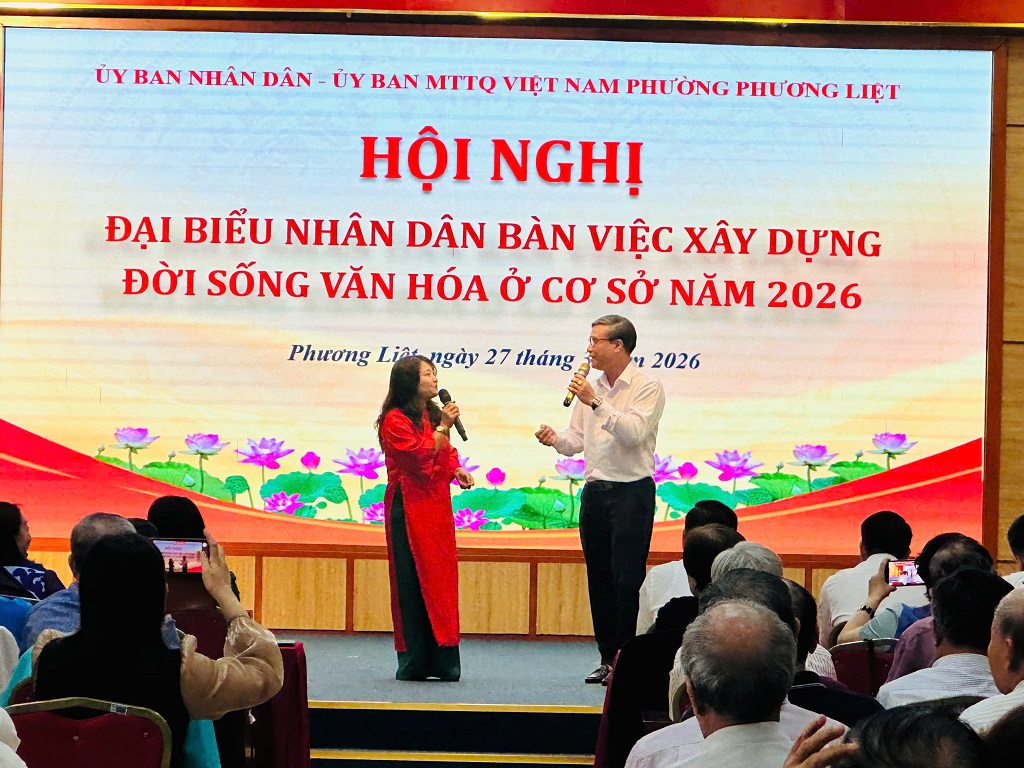 PHƯỜNG PHƯƠNG LIỆT: TỔ CHỨC THÀNH CÔNG HỘI NGHỊ ĐẠI BIỂU NHÂN DÂN NĂM 2026 - KHƠI DẬY SỨC DÂN, QUYẾT TÂM XÂY DỰNG ĐỜI SỐNG VĂN HÓA CƠ SỞ BỀN VỮNG- Ảnh 13.