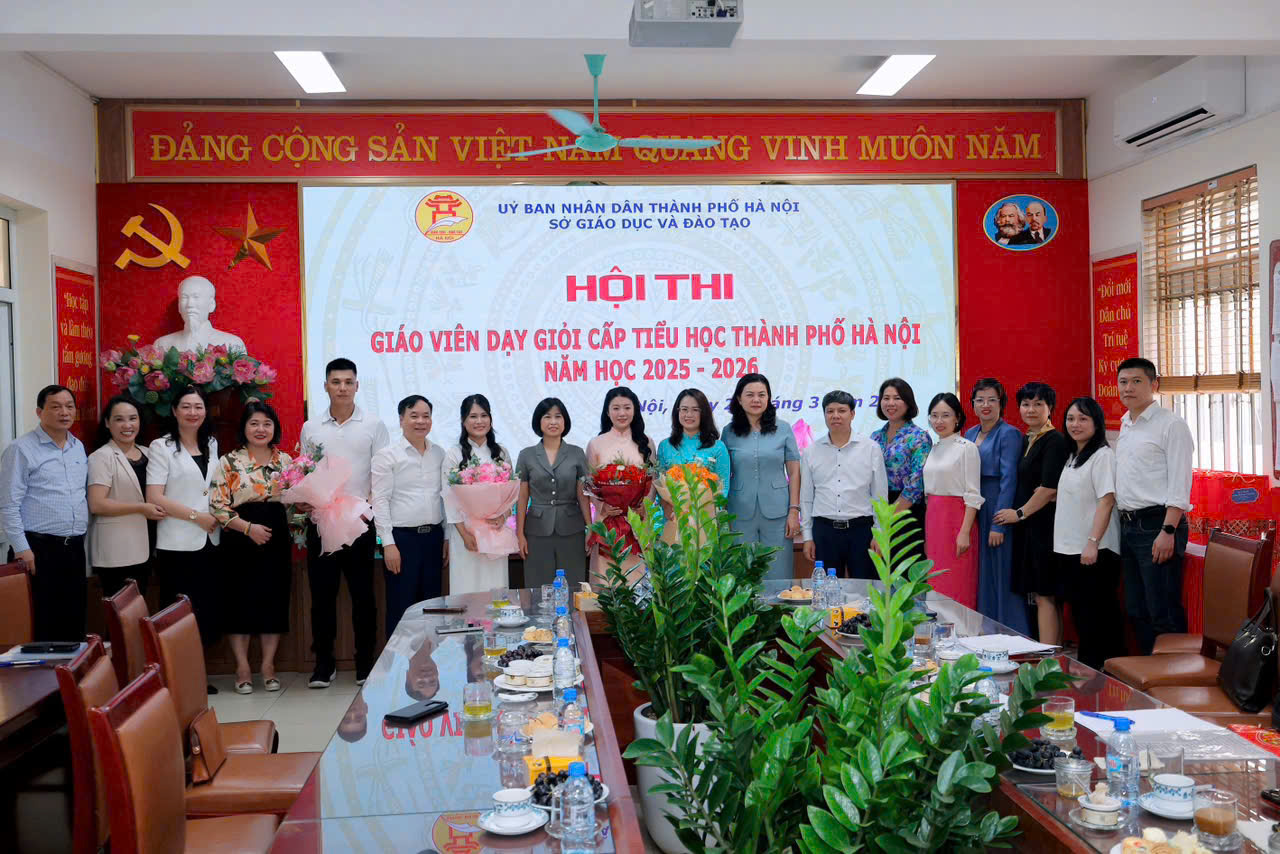  🔥DẤU ẤN ẤN TƯỢNG TẠI HỘI THI GIÁO VIÊN DẠY GIỎI CẤP TIỂU HỌC THÀNH PHỐ HÀ NỘI NĂM HỌC 2025-2026 🔥- Ảnh 1.
