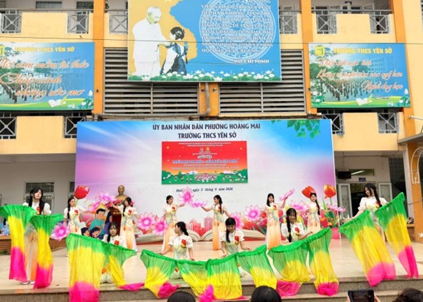 TRƯỜNG THCS YÊN SỞ TỔ CHỨC NGÀY HỘI 
THIẾU NHI VUI KHỎE – TIẾN BƯỚC LÊN ĐOÀN 
VÀ LỄ KẾT NẠP ĐOÀN CHO HỌC SINH ƯU TÚ KHỐI 9 - Ảnh 2.