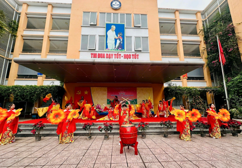 TRƯỜNG THCS THỊNH LIỆT RỰC RỠ SẮC MÀU NGÀY HỘI “THIẾU NHI VUI KHỎE - TIẾN BƯỚC LÊN ĐOÀN”- Ảnh 2.