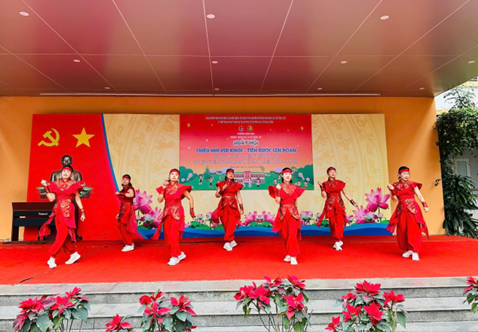TRƯỜNG THCS THỊNH LIỆT RỰC RỠ SẮC MÀU NGÀY HỘI “THIẾU NHI VUI KHỎE - TIẾN BƯỚC LÊN ĐOÀN”- Ảnh 3.