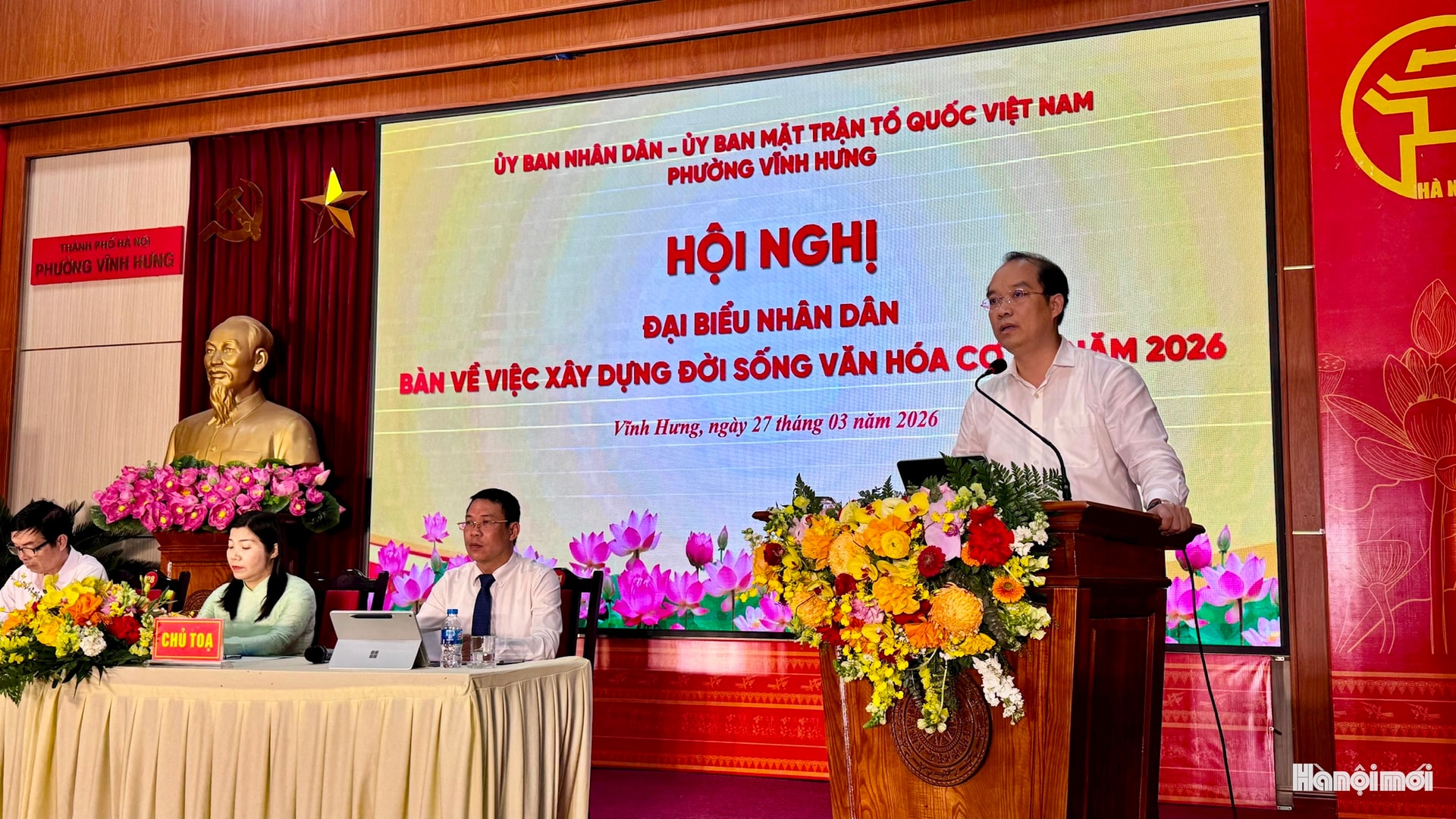 Vĩnh Hưng: Bàn việc xây dựng đời sống văn hóa cơ sở- Ảnh 2.