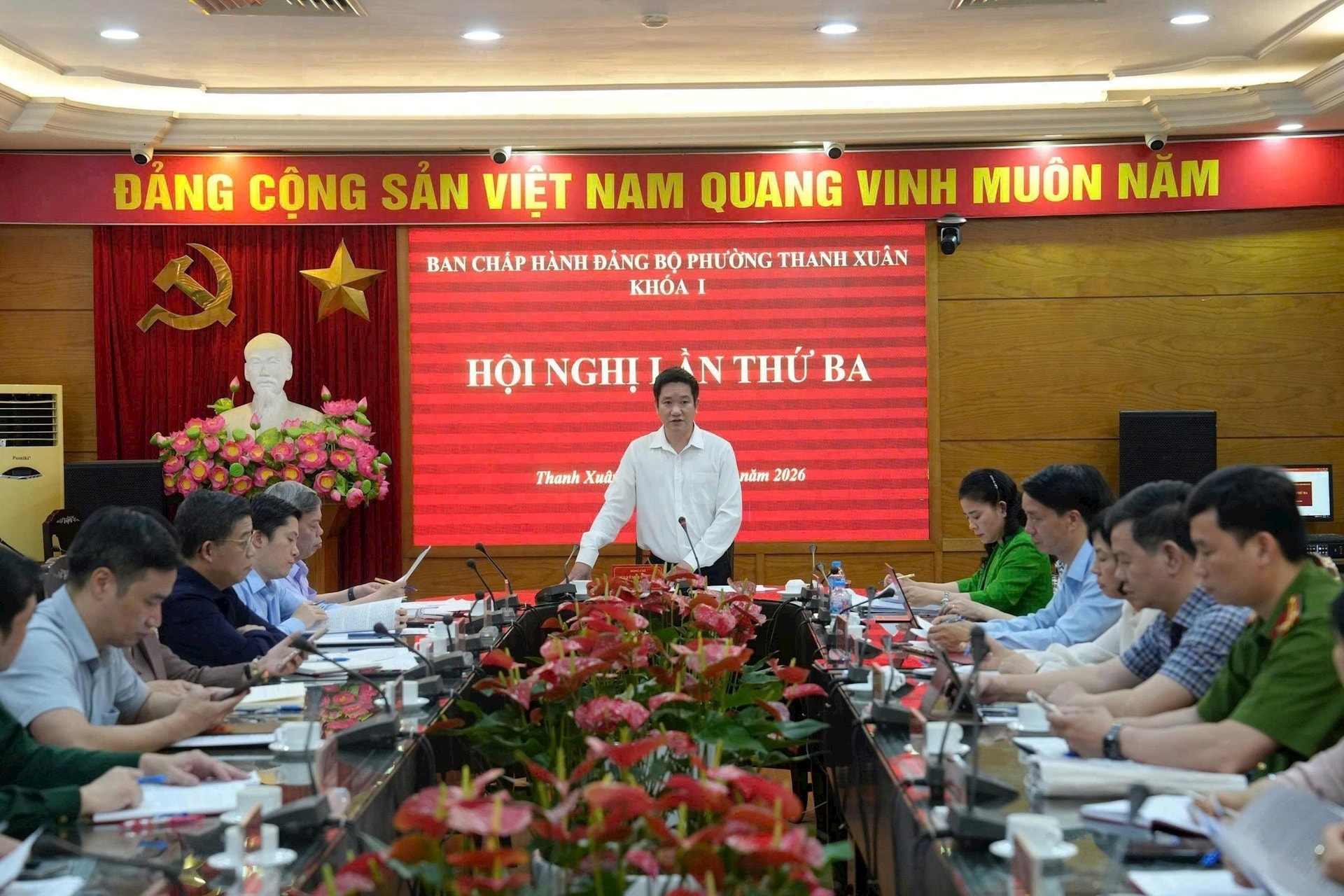 Phường Thanh Xuân quyết tâm tăng tốc trong quý II-2026- Ảnh 1.