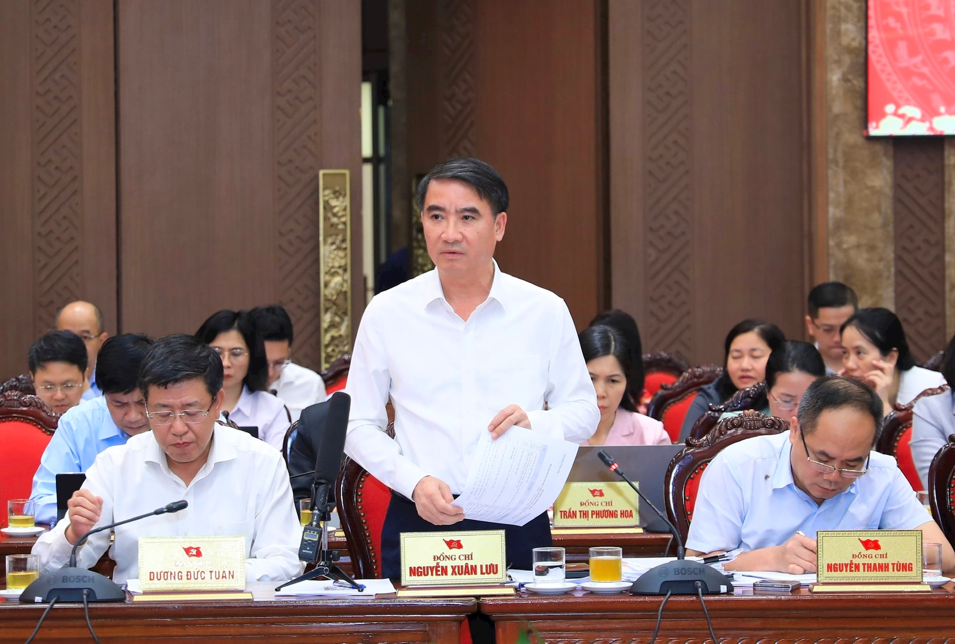 Hội nghị lần thứ năm Ban Chấp hành Đảng bộ TP Hà Nội khóa XVIII bàn thảo các vấn đề phát triển Thủ đô trong kỷ nguyên mới- Ảnh 15.