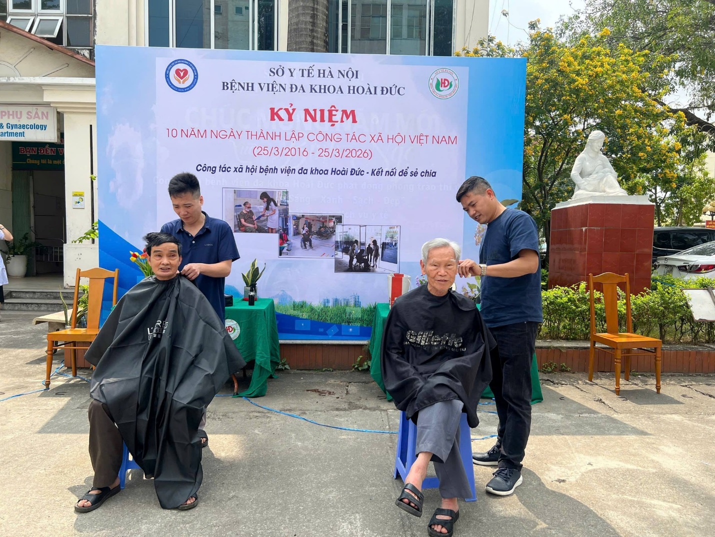 Có thể là hình ảnh về một hoặc nhiều người, râu và văn bản cho biết 'PHU SẢN 6ynaB y Dlogy rtment HD SỞ SỔYTẾHÀNÔI NỘI BỆNH VIỆN ĐA KHOA HOÀI ĐỨC κ' NIỆM 10NAMNGÀY 10 NĂM NGÀY THÀNH LẬP CÔNG TẮC XÃ HỘI VIỆT NAM (25/ (25/3/2016- 25/3/2026) Công tác hộ hội bệnh viện đa khoa Hoài Đức- Kếtnó ดอี่ sẻ chia'