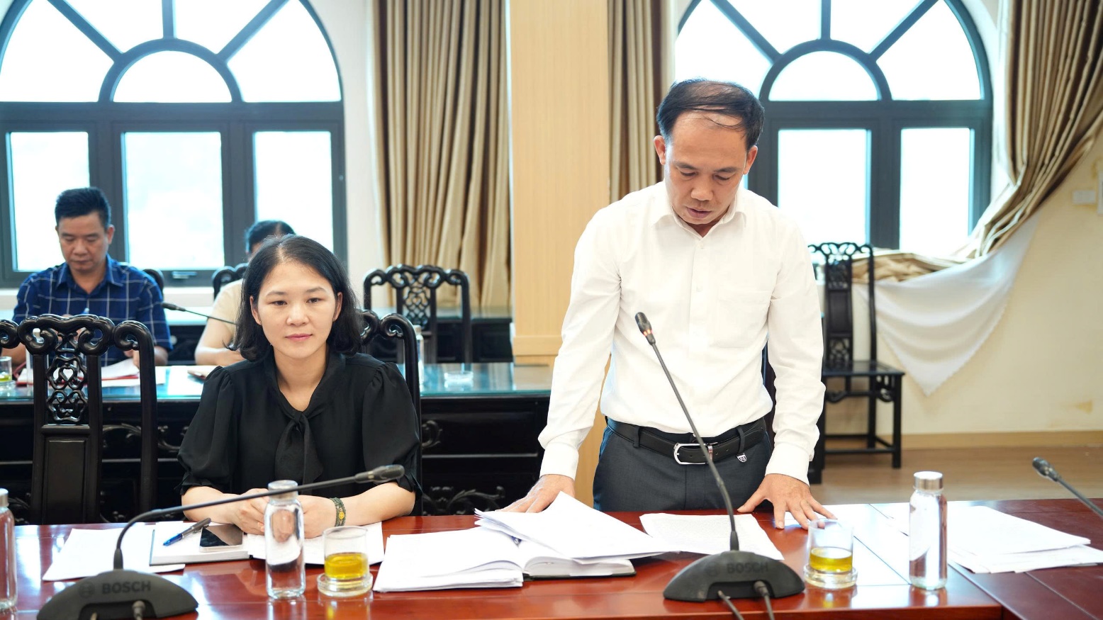 Đảng ủy xã Hoài Đức tổ chức hội nghị giao ban công tác Quý I, triển khai nhiệm vụ trọng tâm Quý II năm 2026- Ảnh 1.