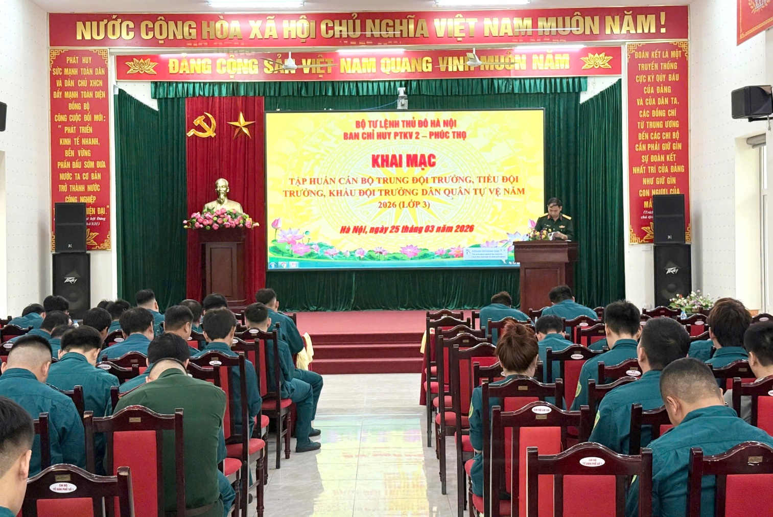 Khai mạc lớp tập huấn cán bộ chỉ huy quân sự năm 2026- Ảnh 1.