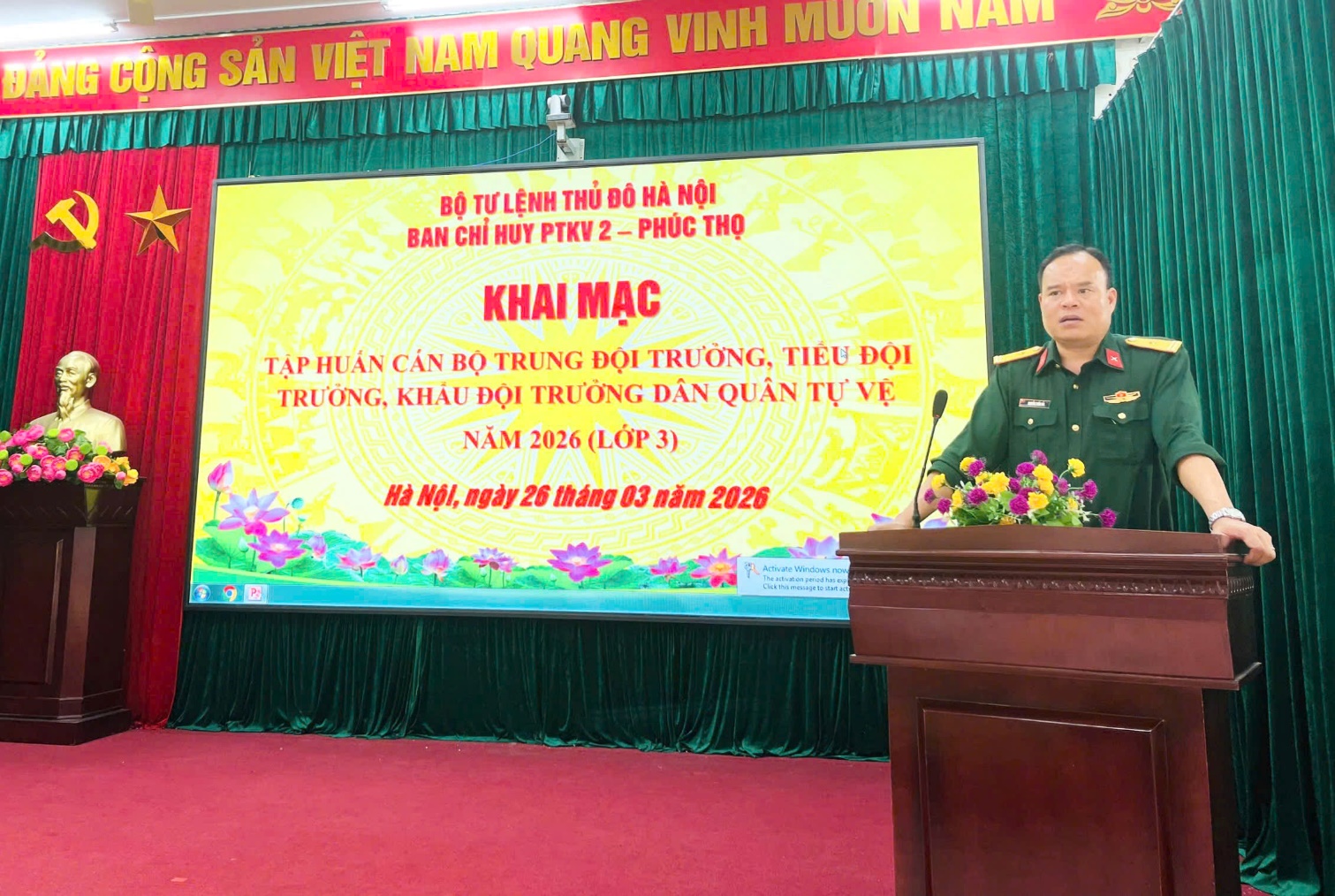 Khai mạc lớp tập huấn cán bộ chỉ huy quân sự năm 2026- Ảnh 2.