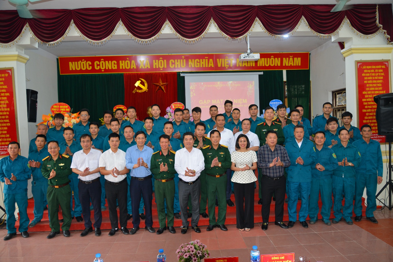 Xã Hát Môn gặp mặt truyền thống kỷ niệm 91 năm Ngày Dân quân tự vệ Việt Nam- Ảnh 5.