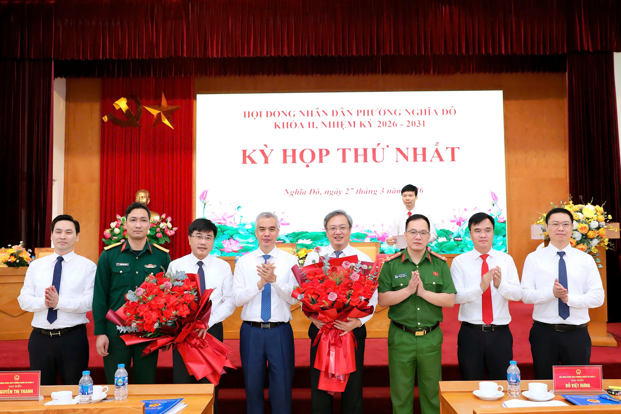 HĐND phường Nghĩa Đô tổ chức kỳ họp thứ nhất HĐND phường khóa II nhiệm kỳ 2026-2031- Ảnh 6.