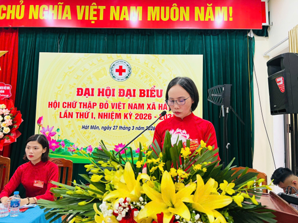 ĐẠI HỘI HỘI CHỮ THẬP ĐỎ XÃ HÁT MÔN LẦN THỨ NHẤT, NHIỆM KỲ 2026-2031- Ảnh 5.