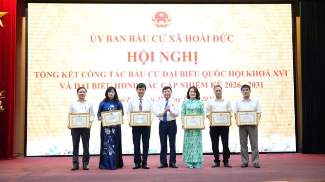 Hoài Đức: khen thưởng 33 tập thể, 199 cá nhân tiêu biểu trong công tác bầu cử- Ảnh 14.