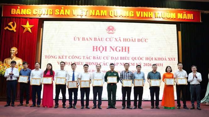 Hoài Đức: khen thưởng 33 tập thể, 199 cá nhân tiêu biểu trong công tác bầu cử- Ảnh 15.