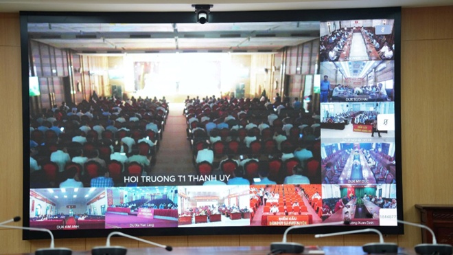 Hoài Đức dự hội nghị trực tuyến tổng kết công tác bầu cử Thành phố- Ảnh 5.