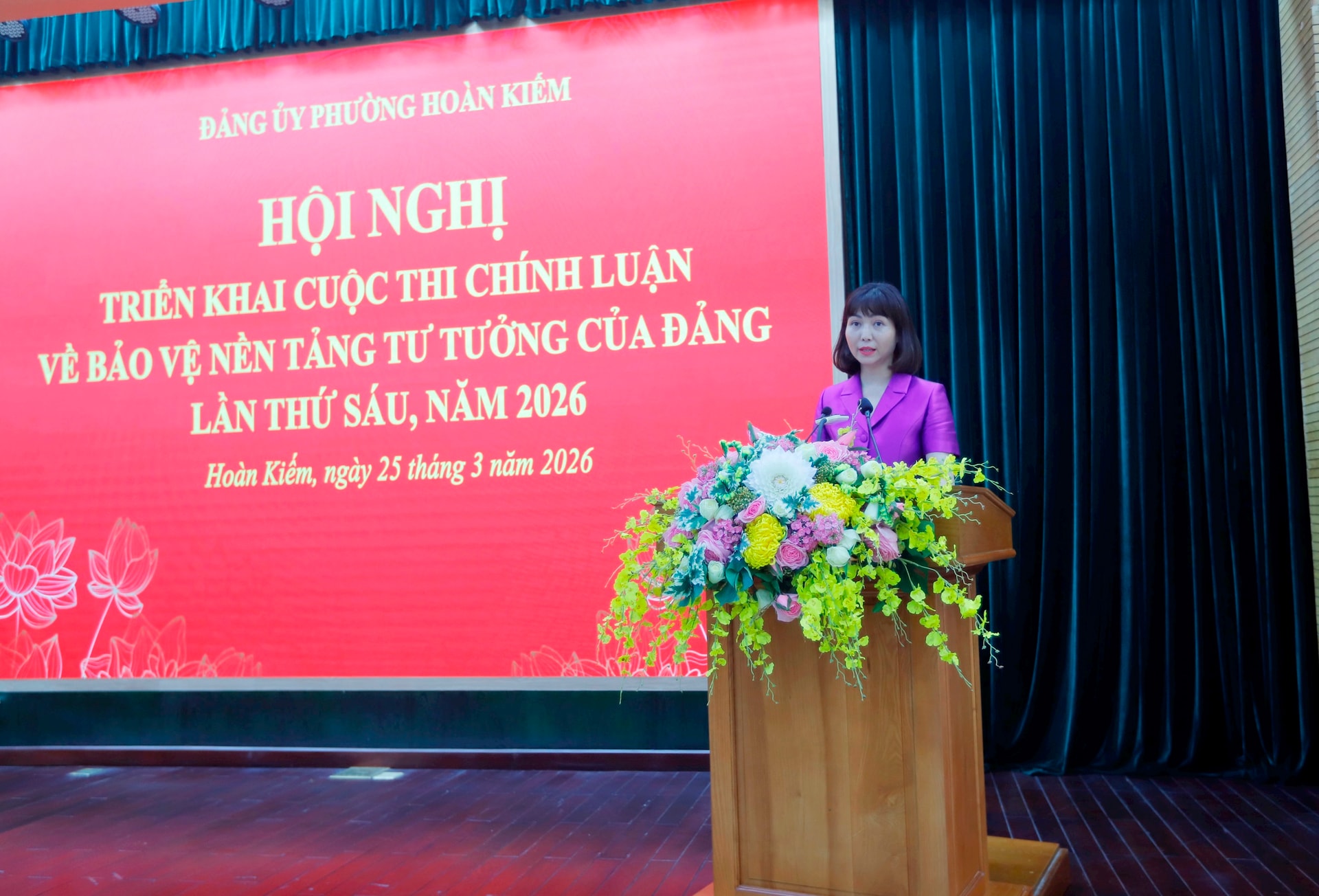 Hoàn Kiếm phát động “Cuộc thi chính luận về bảo vệ nền tảng tư tưởng của Đảng”- Ảnh 2.