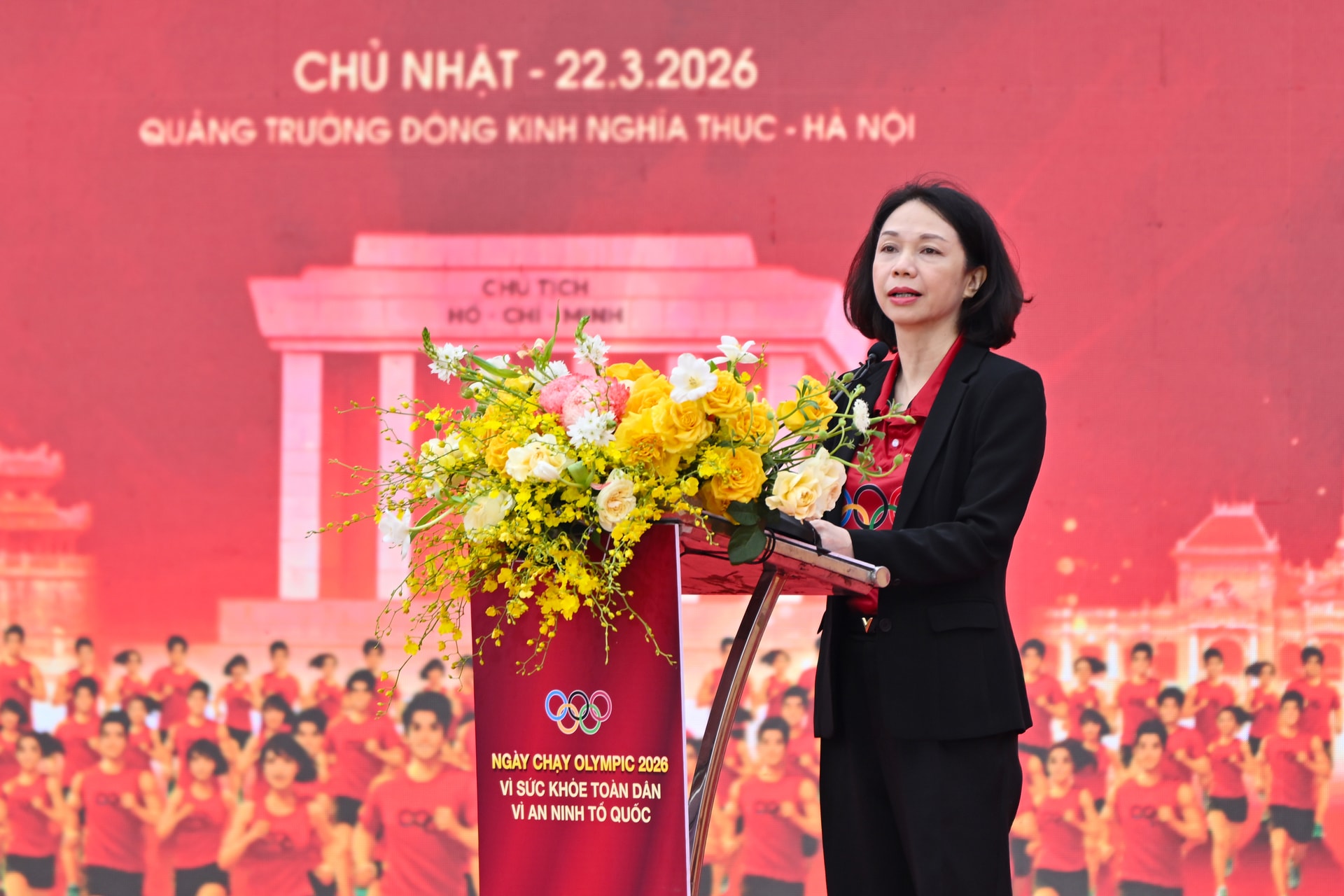 Hơn 17.000 người tham gia “Ngày chạy Olympic 2026: Vì sức khỏe toàn dân - Vì an ninh Tổ quốc”- Ảnh 5.