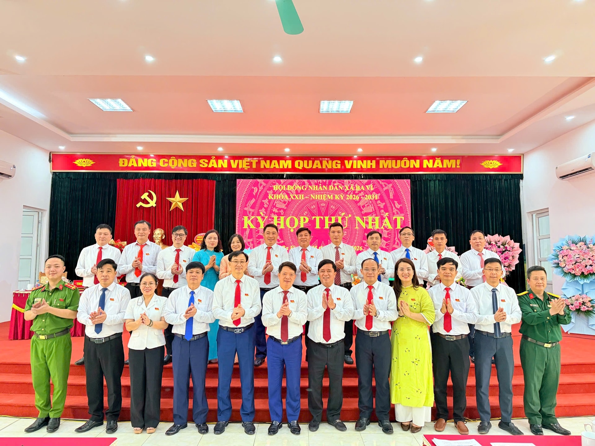 Xã Ba Vì kiện toàn bộ máy lãnh đạo chủ chốt- Ảnh 1.