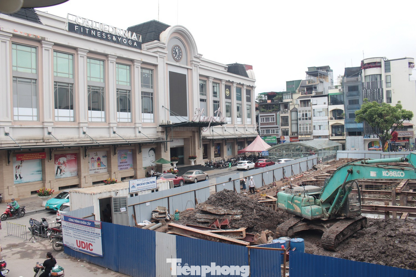 Bể ngầm chống ngập khu vực chợ Hàng Da được đổ bê tông đáy- Ảnh 8.