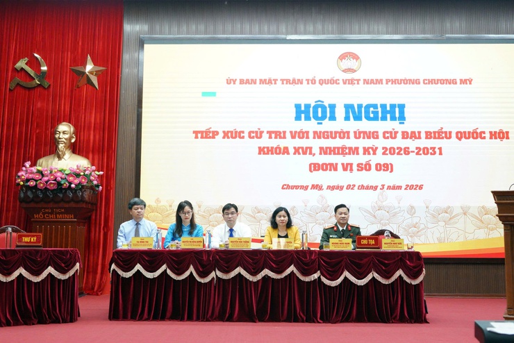 Xã Quảng Bị dự Hội nghị tiếp xúc cử tri giữa người ứng cử đại biểu Quốc hội khóa XVI Đơn vị số 9 thành phố Hà Nội với cử tri- Ảnh 5.