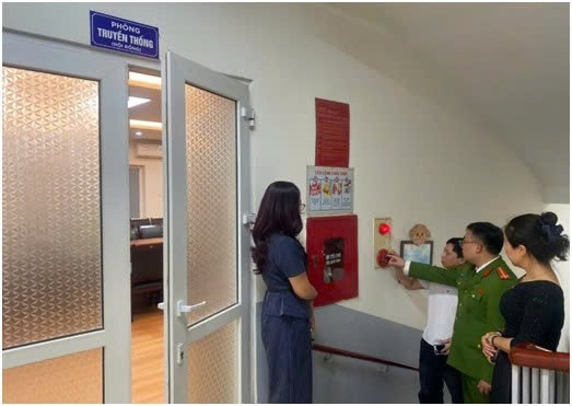 Khảo sát, đánh giá các biện pháp đảm bảo an toàn cháy, nổ tại điểm bầu cử- Ảnh 1.