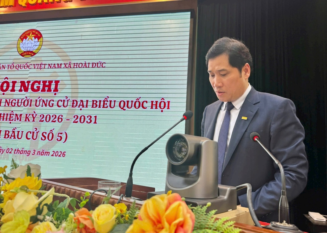 Hoài Đức tổ chức Hội nghị tiếp xúc cử tri để người ứng cử vận động bầu cử đại biểu Quốc hội khoá XVI- Ảnh 4.